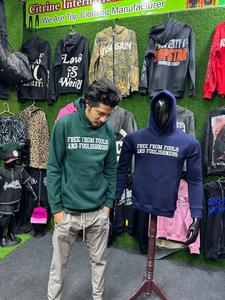 Envío rápido Ropa de invierno Jersey Ropa informal Sudadera con capucha de gran tamaño Bordado personalizado Hombres Sudadera con capucha para la venta - Product Image 5