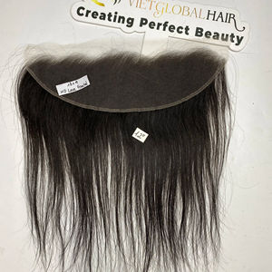 5% Venta en extensiones de cabello camboyano virgen negro de alta definición Frontal Bonestraigh en color natural para mujeres negras Vietnam - Product Image 1