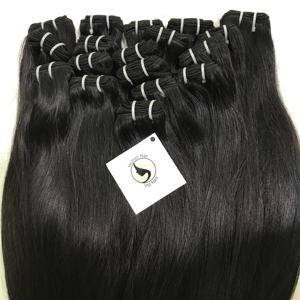 Top and Top — mèches naturelles vierges alignées, 100%, couleur # 1B, Extensions sur trame, vente en gros - Product Image 6