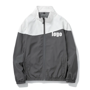 Veste coupe-vent d'extérieur à capuche zippée en toile imperméable écologique respirante avec logo personnalisé pour l'hiver de qualité supérieure pour hommes - Product Image 2