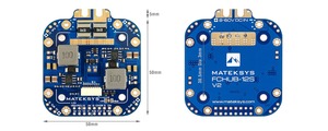MATEK FCHUB-12S V2 Hub PDB UAV 3-12S LiPo 440A Capteur de courant 5V 12V BEC 30.5mm <span class=keywords><strong>pour</strong></span> Quadcopter X-Class FPV Drone de levage lourd - Product Image 3