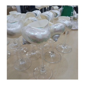 Copa de Concha Marina Hecha a Mano, Vajilla de Concha Natural para Bodas Costeras, Uso en Bares, Copa de Playa Única, Decoración para Copas de Vino y Cócteles - Product Image 5