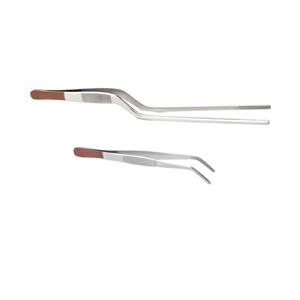 Meilleures ventes de pinces décalées en acier inoxydable Pinces de placage de chef pour la présentation de service Matériau métallique - Product Image 6