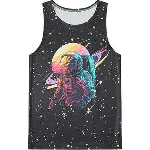 Ajustement supérieur avec tissu Durable hommes débardeur avec votre propre Logo rester cool tendance nouveauté sublimation débardeur - Product Image 4