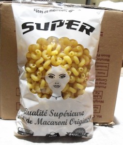 Caja de macarrones de pasta seca de 400g súper blanca de alta calidad 6-9 min de cocción OEM Envío Mundial - Product Image 1