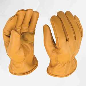 Guantes de cuero para conducir Venta al por mayor Estilo clásico Invierno Cálido Piel de oveja Moda Poliéster Forro Guantes personalizados - Product Image 2