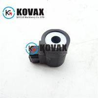 Bobina de Válvula Solenoide KOVAX 85827995 para Retroexcavadora Cargadora 580M 580N 580SM 580SN 590SM 590SN