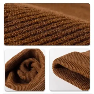 Designer Thermal Knitted Beanie Reversible Plaid Pattern <b>Winter</b> <b>Hat</b> for <b>Men</b> and Women High Outdoor Travel-Friendly Beanies - Product Image 5