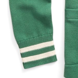 New Unisex Custom Designed V-Neck Knitted Cardigan Sweater Embroidered Greek College Apparel Winter Casual Style Front - Product Image 6