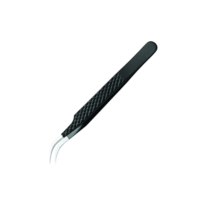 Pinzas de extensión de pestañas antiestáticas de acero inoxidable de alta calidad profesional de 65 grados delgadas de 10mm Aplicación de pestañas de volumen nuevo - Product Image 2