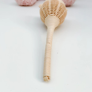 Jouet de dentition ourson en rotin pour bébés, hochet et secoueur, mignon, chambre d'enfant - Product Image 3