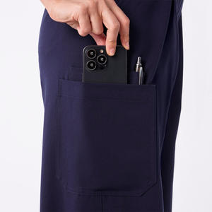 Pantalon de gommage personnalisé pour femmes Pantalon médical professionnel durable avec options de logo personnalisé pour le personnel de santé - Product Image 2