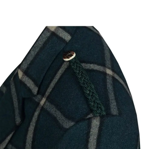 Của nam giới <span class=keywords><strong>Scottish</strong></span> màu xanh lá cây kiểm tra len argyll Tweed áo khoác với vest cho nam giới Highland argyle kilt Áo khoác tất cả các kích thước của - Product Image 4