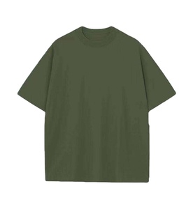 100% cotton T-shirt for men loose fit printed High Quality Custom T Shirt <b>Blank</b> Heavy <b>Weight</b> Oversized Tshirt OEM Service - Product Image 3