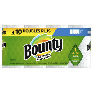 Bountys ผ้าขนหนูกระดาษสีขาว2ชั้น8ม้วนขนาดครอบครัวในราคาต่ำ20แผ่นปกติ - Product Image 3