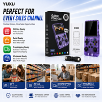 Console de jeu portable YUXU R36S en gros, écran IPS 3,5 pouces, résolution 640x480, double puce, lecteur de jeux rétro portable, jeux TF