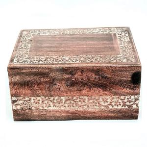 Urnas funerarias de madera de diseño tallado, urnas de cremación personalizadas con diseño y tamaño, nuevo - Product Image 3