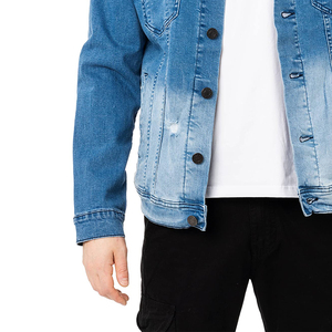 Veste en jean Streetwear Veste en jean surdimensionnée de haute qualité Vestes en jean à fermeture boutonnée pour hommes Manteau en jean en coton doux Parfait pour un usage quotidien - Product Image 5