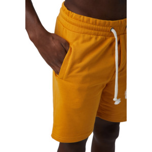 กางเกงสเวตเตอร์ขาสั้นผ้าฝ้ายลำลองสำหรับผู้ชายเอวปานกลางระบายอากาศได้ดีสวมใส่สบายทนทาน - Product Image 4