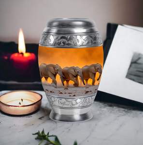 Éléphant adulte urnes pour cendres humaines pour maman crémation adulte frêne femmes urne grand mâle adulte taille personnalisée fournitures funéraires urne - Product Image 5