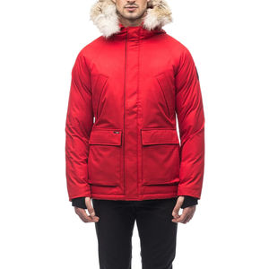 Veste Parka doublée en tissu pour hommes à séchage rapide veste Parka confortable avec taille de couleur personnalisée et logo respirant - Product Image 3