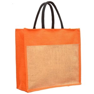 Luz grande personalizada para bolsa de yute rosa, Asa de cuerda, logotipo bordado impreso, bolsa de almuerzo para compras de cocina, letra Floral - Product Image 5