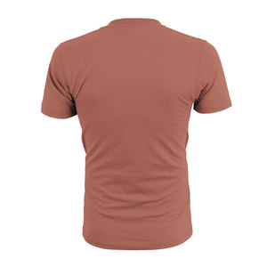Nuevas camisetas de moda 100% algodón de talla grande antiarrugas Color sólido cuello en V tamaño personalizado camisetas para hombres - Product Image 2