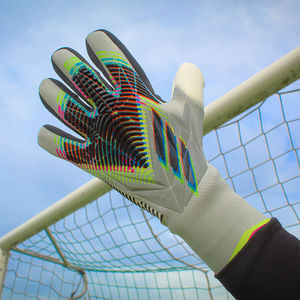 Gants de gardien de but de football professionnels de haute qualité, en cuir, 4 mm, imperméables, antidérapants, respirants, avec protection des doigts, 2025 - Product Image 4