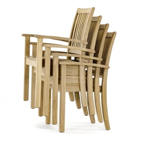 Ensemble de Table à manger en plein air, 8 chaises, vente en gros, meubles de jardin de meilleure qualité, en bois massif de teck pour hôtel et Restaurant - Product Image 5