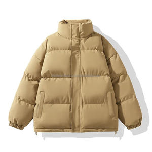 Veste en duvet personnalisée pour hommes Manteau d'hiver Veste bouffante OEM Veste chaude rembourrée à bulles pour hommes - Product Image 6