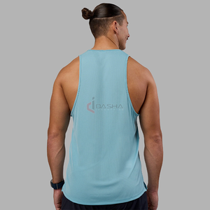 Camiseta de algodón sin mangas para hombre con logotipo personalizado al por mayor, chaleco básico en blanco, camiseta de gimnasio sin mangas de verano de lujo de alta calidad, fabricante - Product Image 2