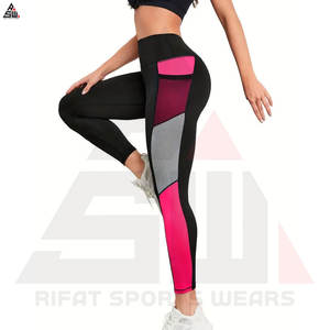 High Quality Customized Printing Women Mid Waist Thin Leggings Wholesale <b>Bamboo</b> <b>Fiber</b> Winter Breathable Knee-Length Mesh Sports - Product Image 2