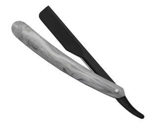 Maquinillas de afeitar de peluquero con mango de plástico, hechas rectas con maquinillas de afeitar de acero inoxidable para quitar el pelo, maquinillas de afeitar - Product Image 3