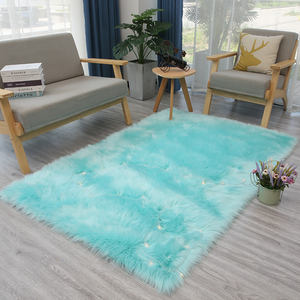 พรมขนสัตว์ผสมไหมพรมแบบสั่งทำพิเศษ ทันสมัย นุ่มฟู หนา 5-6 มม. ลายเรขาคณิต สำหรับตกแต่งบ้าน มุมอ่านหนังสือแสนสบาย - Product Image 4