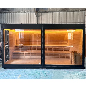 Sauna Tradizionale Grande per Esterni in Cedro Rosso, Sauna a Vapore Tradizionale per Casa, Vendita Calda - Product Image 2