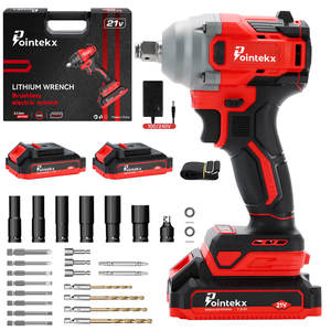 Chiave Elettrica Pointekx Ramsay 21V 450Nm Brushless 1/2 Pollice, Utensile Professionale per Automotive - Product Image 1