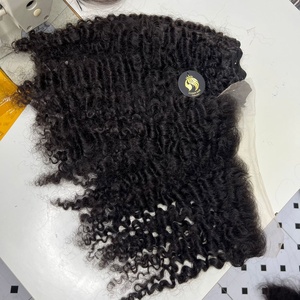 Extensiones de cabello humano vietnamita Virgen sin procesar 100%, encaje Frontal, cutícula alineada, estilo de onda profunda suelta - Product Image 1