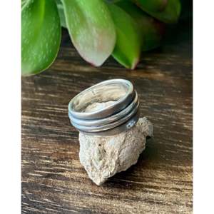 Bague en argent sterling faite à la main par des Navajo, bijou culturel de collection, taille 6 - Product Image 3