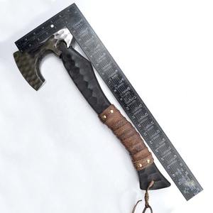 Hache de camping professionnelle en acier inoxydable, hache multifonctionnelle forgée à la main, hache à main avec housse de protection - Product Image 6