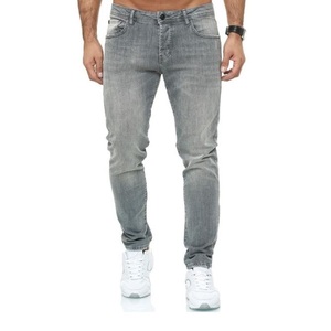 กางเกงยีนส์เดนิมเอวสูงแบบใหม่ ระบายอากาศได้ดี สำหรับผู้ชาย รับผลิตแบรนด์และโลโก้ตามสั่ง ขายส่ง - Product Image 5