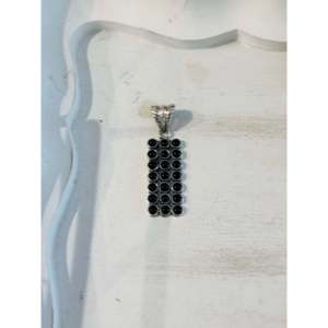 จี้เงินแท้ทรงสี่เหลี่ยมแบบกลุ่ม ทำมือจากเซาท์เวสต์ - Product Image 2