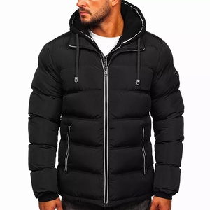 Custom Logo <b>Stand</b> Men's Puffer Jackets OEM ODM Insulated Waterproof Windproof Winter Outerwear Embroidery Decoration Front - Product Image 1