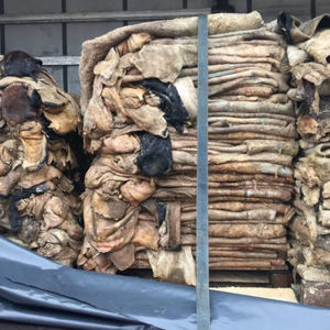 Piel de vaca salada, cepillada, de ante, dividida, para uso en húmedo y seco, de 0.8-1.2 mm de grosor, para bolsos, carteras y bolsas de mano, al mejor precio al por mayor. - Product Image 1