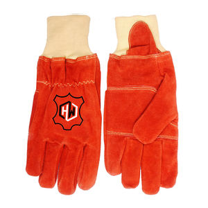 2025 gants de sécurité de lutte contre les incendies de haute qualité gants de travail en cuir ignifugés à prise améliorée pour le sauvetage - Product Image 3