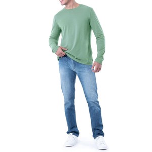 T-shirt en coton Premium d'été à la mode Patchwork pour hommes Style de couple à la mode solide Simple décontracté basique t-shirts vierges pour hommes - Product Image 4