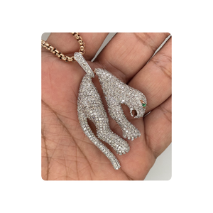 Pendentif de créateur en or rose avec diamants naturels fabriqué avec un pendentif en diamant naturel Vs Si avec un design personnalisé bijoux de mode - Product Image 4