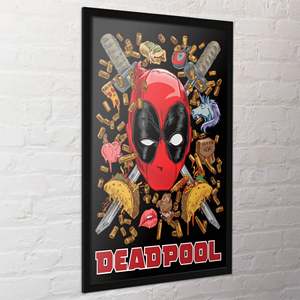 Marvel for Deadpool Chimichanga <b>Poster</b> Modern Design Style Paper Material for Wall Usage - Product Image 2