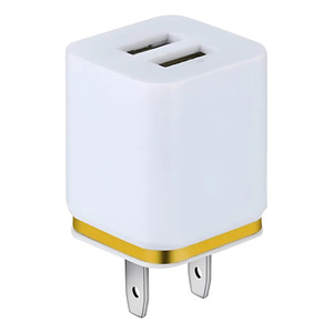 Chargeur mural USB double port 2.1A - Couleurs assorties - Product Image 1
