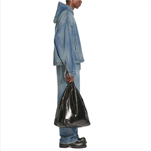 Streetwear personnalisé de haute qualité vierge vintage sweats à capuche unis zippés veste en denim pour hommes fabricants de sweat à capuche unisexe 500gsm - Product Image 4