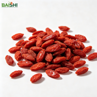 Bayas de Goji Orgánicas Secas Premium de Gran Tamaño, Calidad Superior para Venta al por Mayor, Repostería, Mezclas para Té, Procesamiento de Alimentos